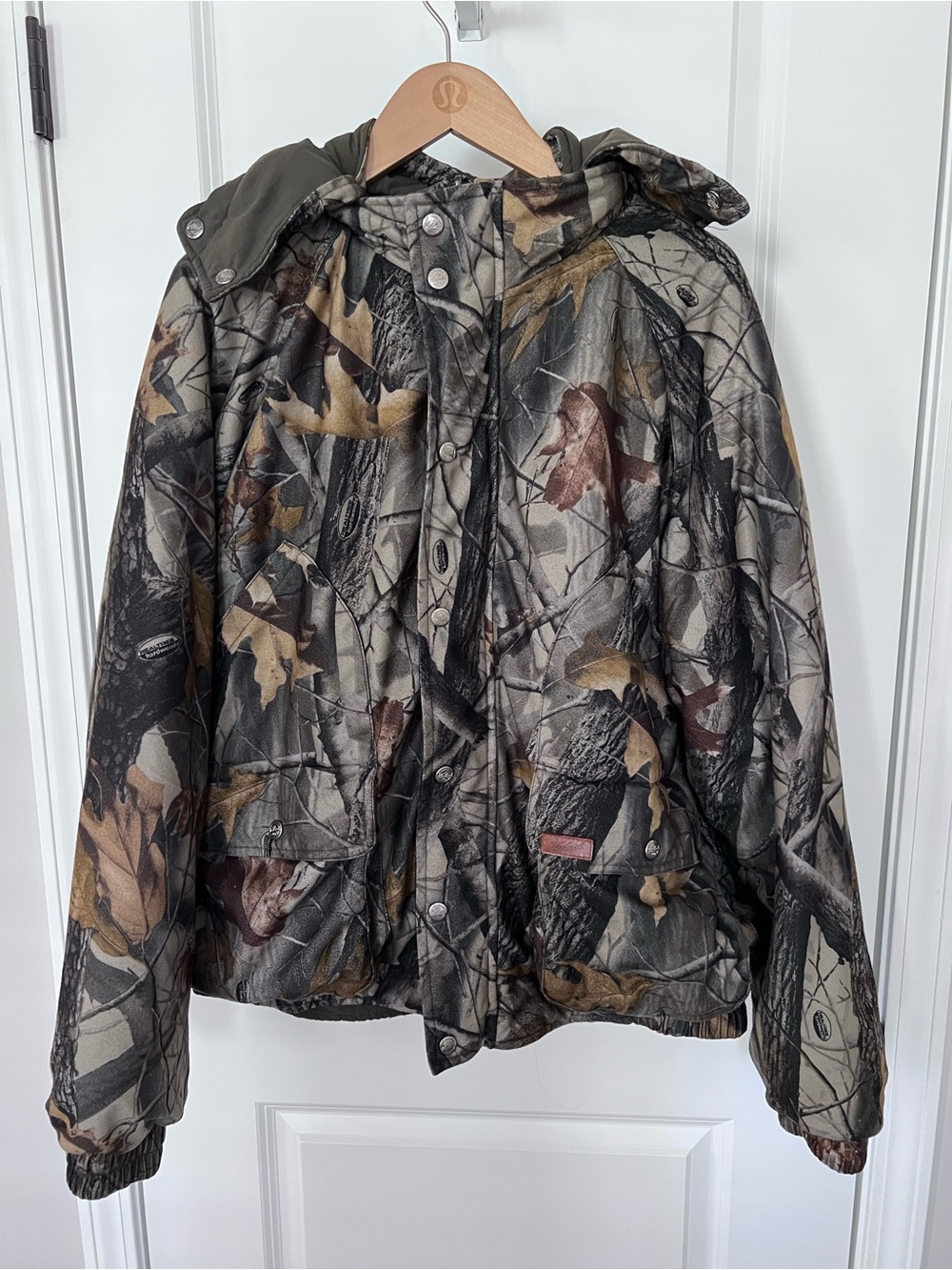 Woolrich Men’s Camo Realtree Hardwoods Hunting Jacket Size XL